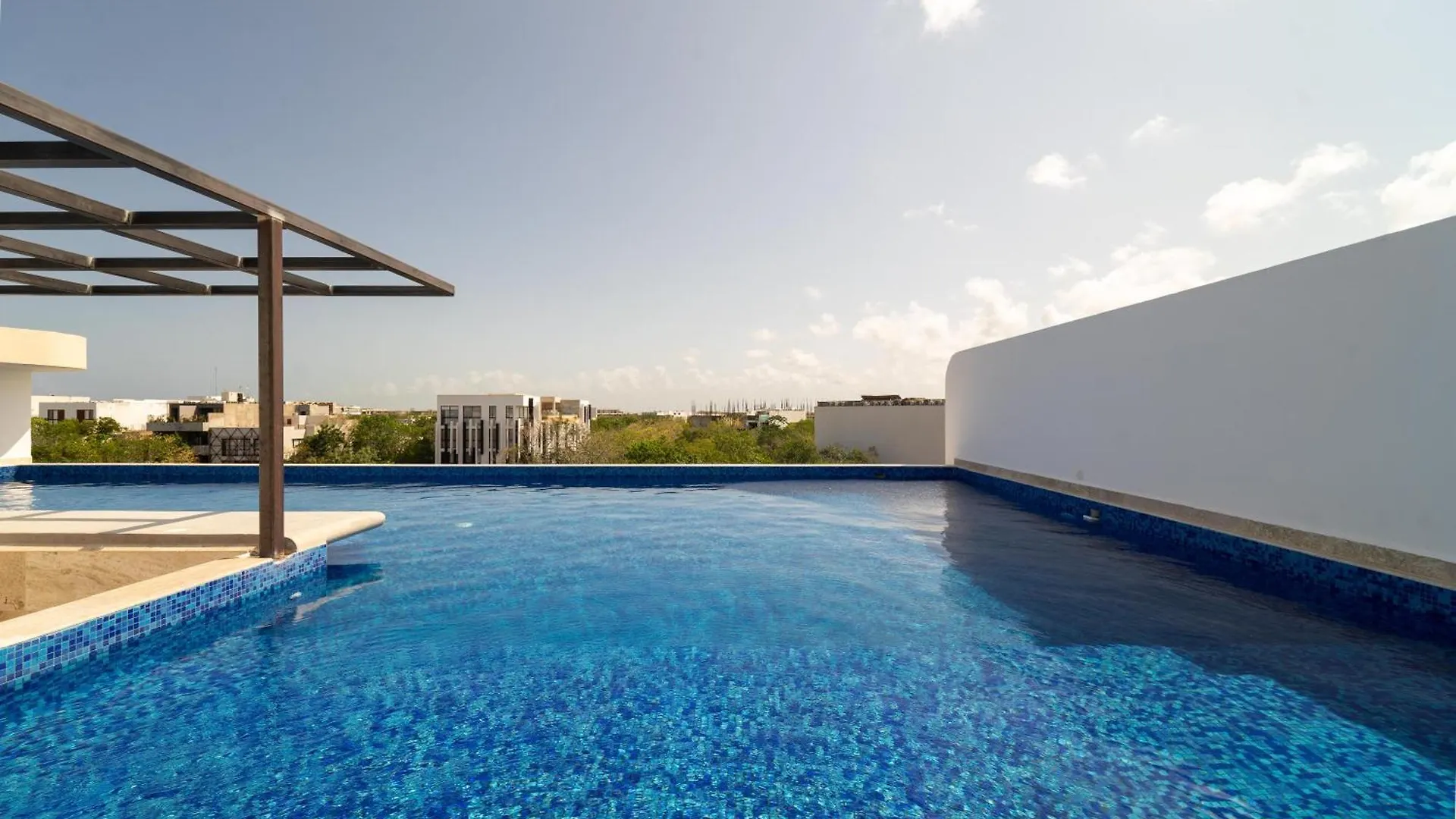 King Suite With Balcony, Rooftop Pool In Aldea Zama, 图卢姆 0*,